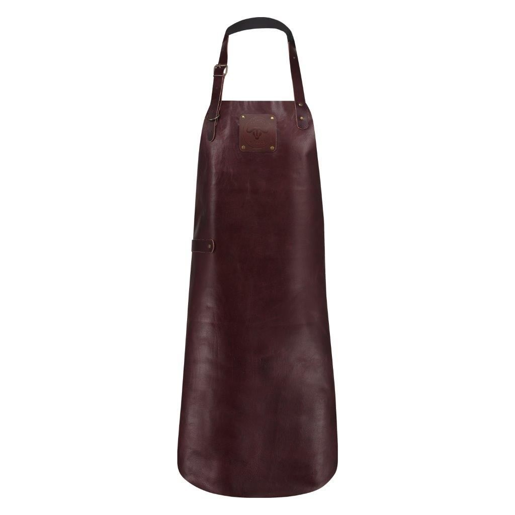 TABLIER en cuir FULL GRAIN RUBY - Visuel 0
